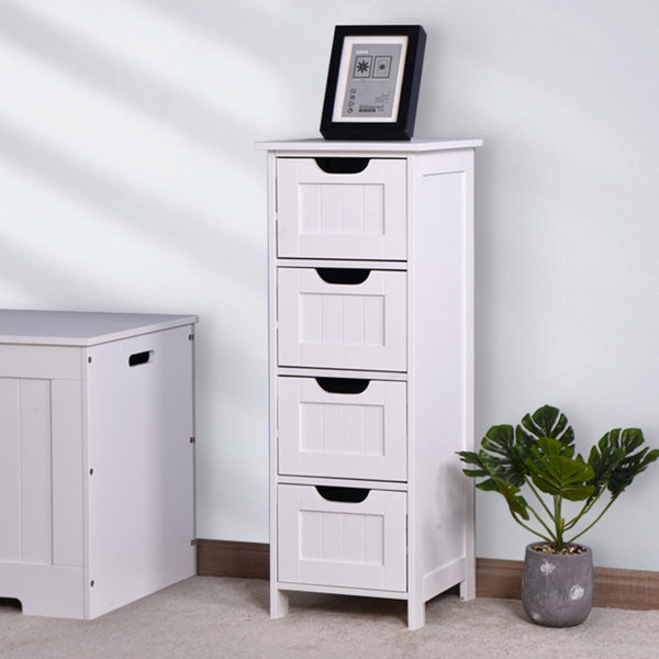 Holtby 11.8 W x 32.3 H x 11.8 D Freestanding Bathroom Cabinet Sand & Stable