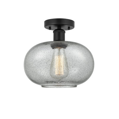 Bobtown Glass Semi Flush Mount