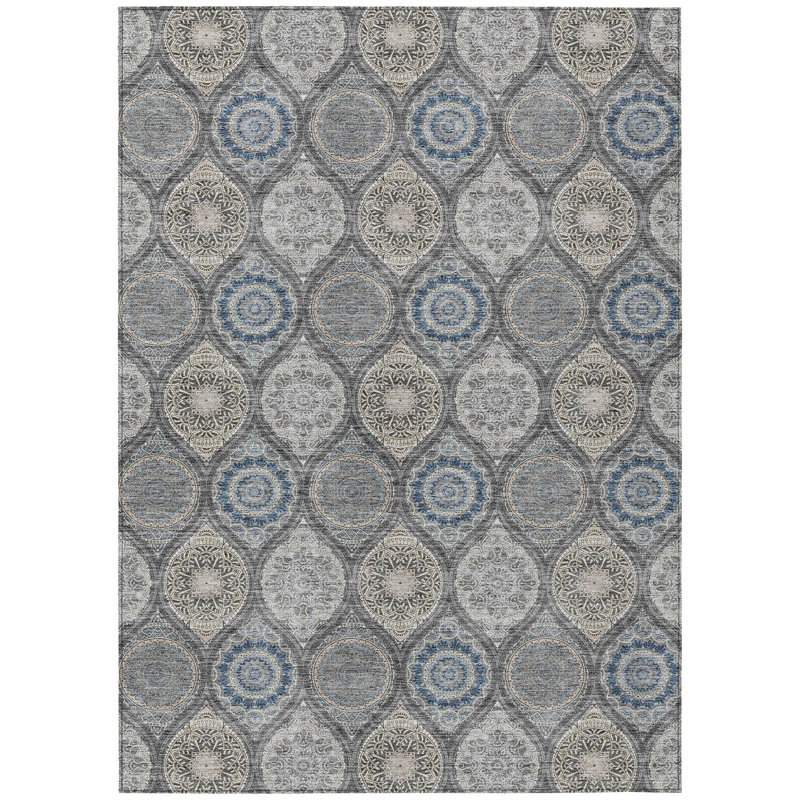 Tapis Chayden avec envers antidérapant, Rectangle 5 pi x 7 pi 6 po