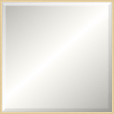 Floater 2 Solid Wood Beveled Mirror