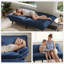 Canapé-lit futon convertible capitonné 66 po Serta-872957979