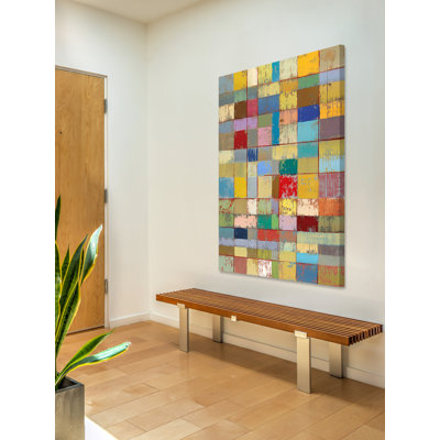 « color pattern ii » par julie joy, reproduction d’art sur toile tendue