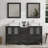 Ravenna 60" Freestanding Double Sink Bathroom Vanity with Engineered Marble Top and Matching Mirrors-23188983