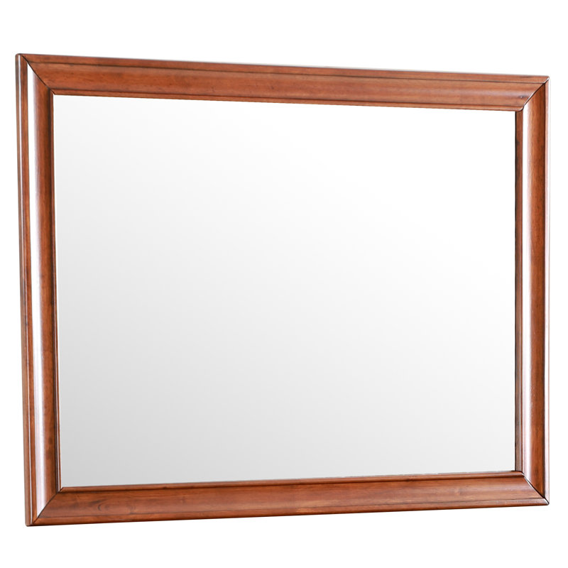 LaVita 45"L x 33"H Mirror, Oak, Oak