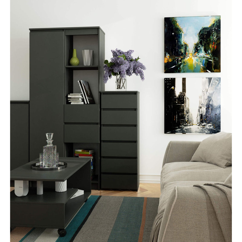 Steinarr Particle Board Rectangle Storage Unit Accent Chest