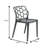 Jakubowski Dynamic Modern Plastic Dining Side Chair with Honeycomb Design-13704662-124818731