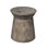 Porcini Wood Side Table, Gray Wash