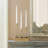 3 Piece Iron Tabletop Candlestick Set