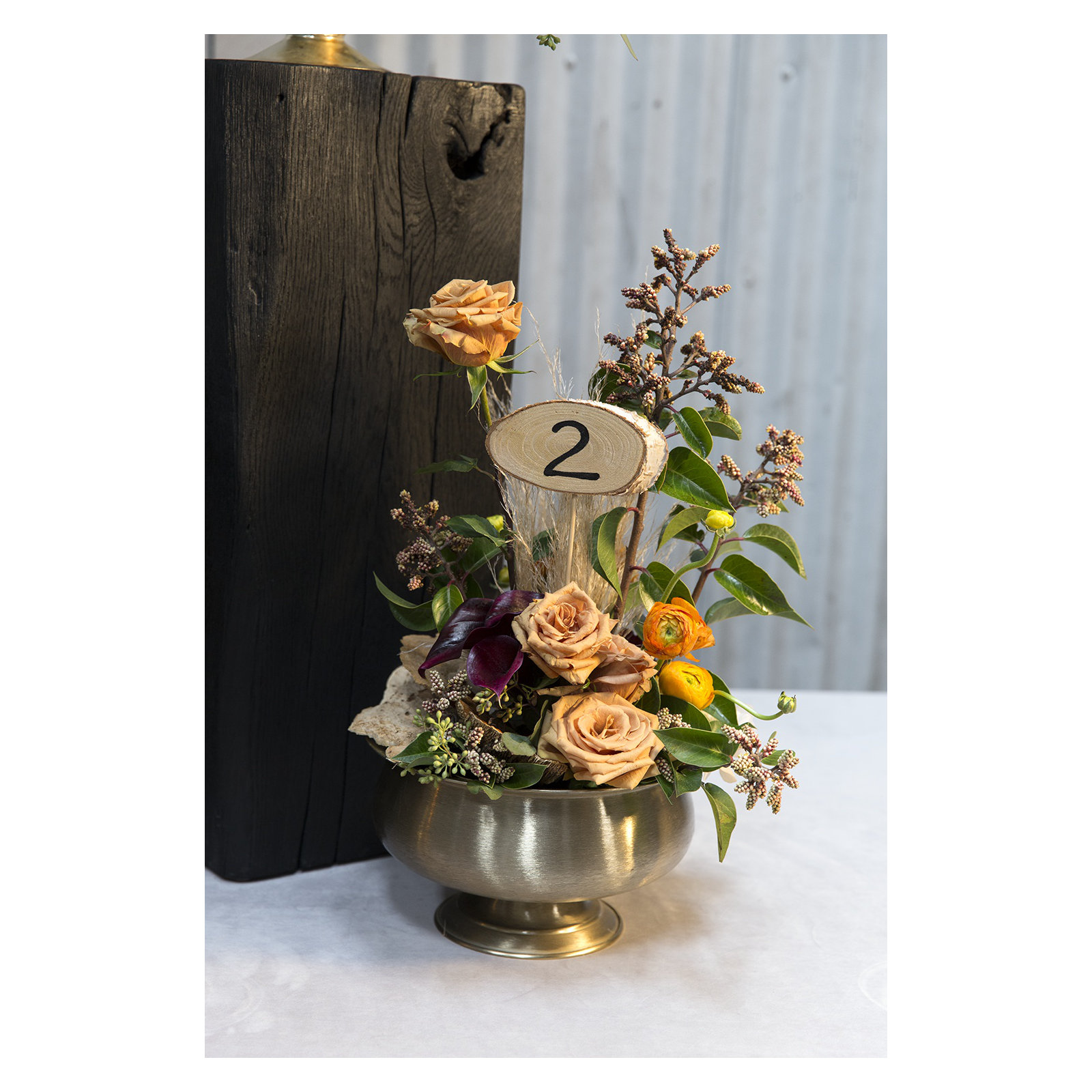 Gola Handmade Metal Table Vase, 4.5" H x 8.25" W x 8.25" D
