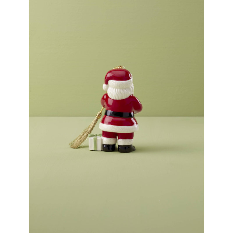 ANNUAL DATED 2024 Santa With Pickle & Candy Cane Ornament
