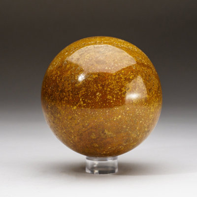 Genuine Polished Ocean Jasper Sphere (2.4 Lbs)