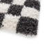 Rennold Chequered Shag Area Rug-634332574