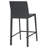 Upholstered Counter Stool with Steel Frame-43080331
