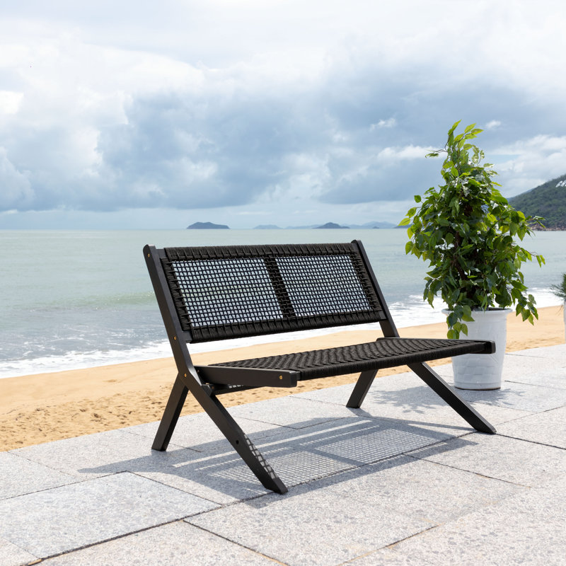 Banc d'extérieur Kismet, Noir, noir, noir, noir, Noir
