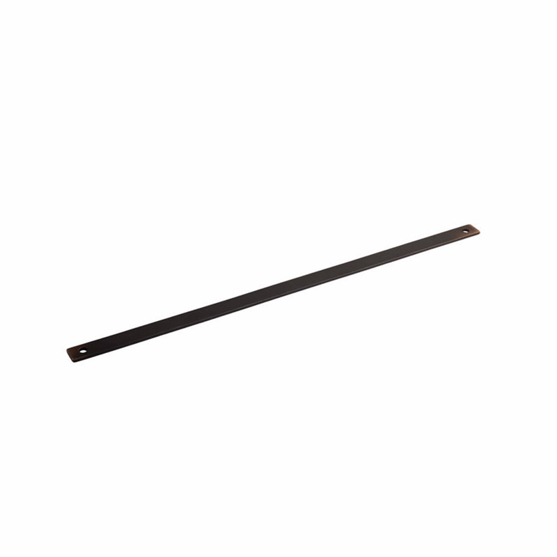 Schaub Vinci contre-plaque pour armoire / tiroir, Bronze antique, H 19,75 po x l 0,75 po