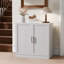 Armoire de rangement d'appoint en bois massif-682196618-682196616