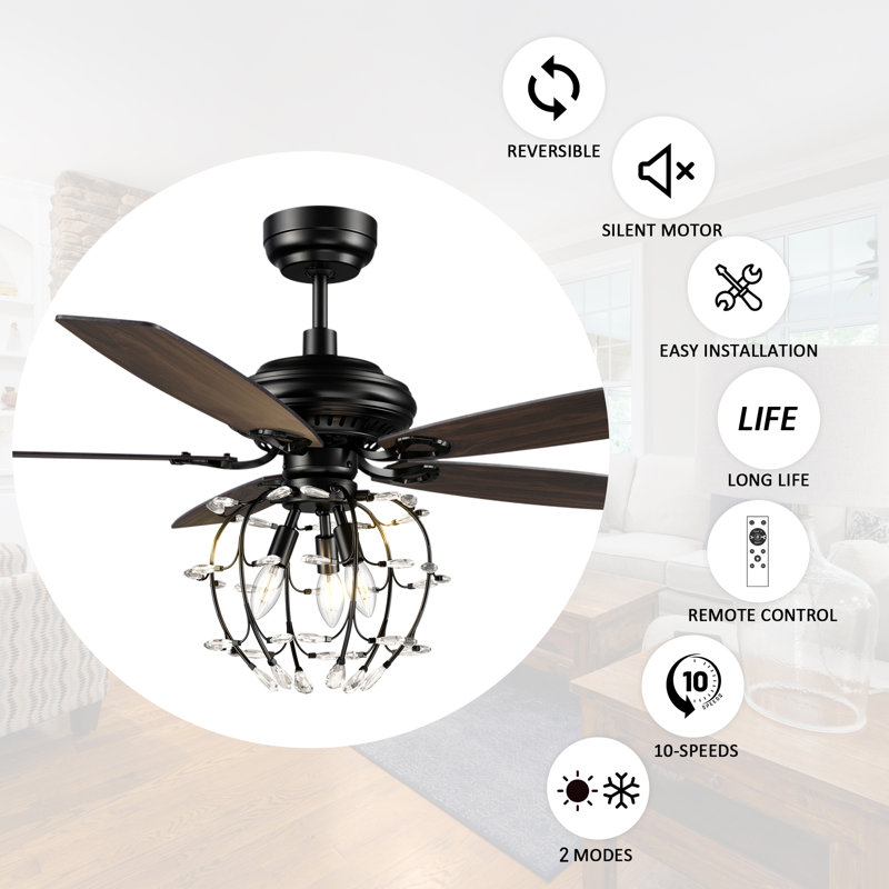 Ventilateur de plafond 52 po Hyeng