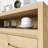 3-Door Sideboard With 3 Drawers - Modern Solid Ash Veneer MDF Sideboard-1520619053