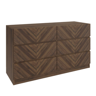 120 cm W Chest of 6 Drawers
