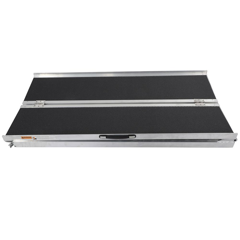 Winado Metal Portable Ramp, 1.97" H x 28.35" W x 120.08" L