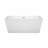 Sara 59'' x 32'' Soaking Acrylic Bathtub-40171066