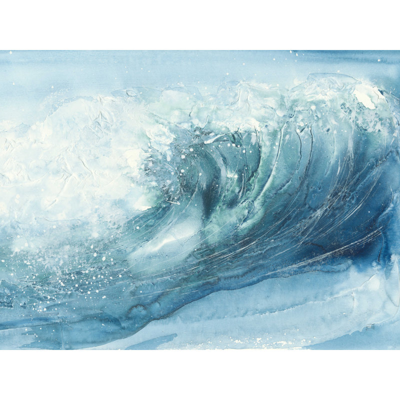 «In The Blue VI Crop» par Chris Paschke - reproduction d'art sur toile tendue, H 30 po x l 40 po