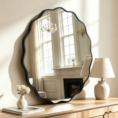 Miroir rond en aluminium