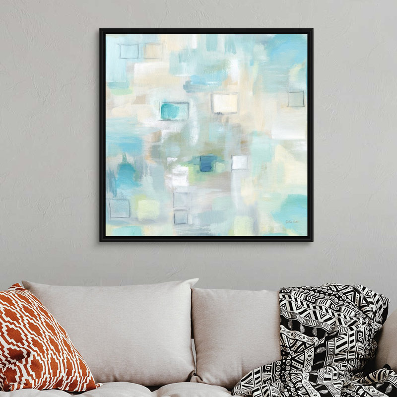 Print, 38" H x 38" W x 1.75" D, Black Framed
