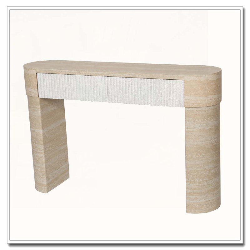 Console, canapé, beige brun 1
