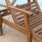 Bevelyn Outdoor Teak Wood Chaise Lounge