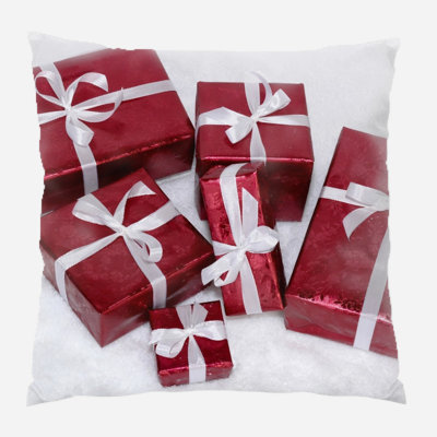 Canvas Outdoor Reversible Throw Pillow