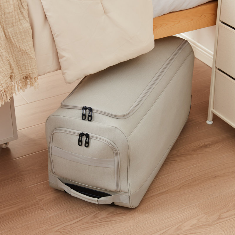 Fabric Laundry Hamper, Taupe Gray