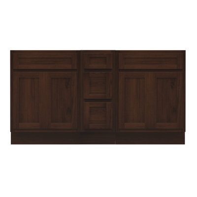 60'' Double Bathroom Vanity Base Only