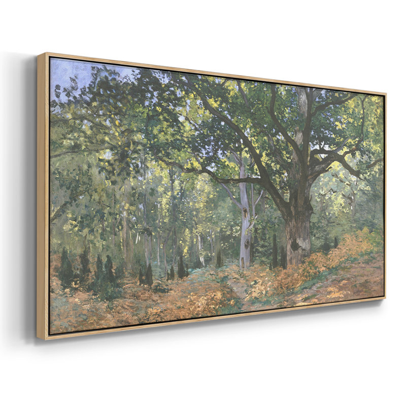 Landscape Series-CCCLXXVII- Framed Gallery Wrapped Canvas -Ready to Hang, 21" H x 41" W, White