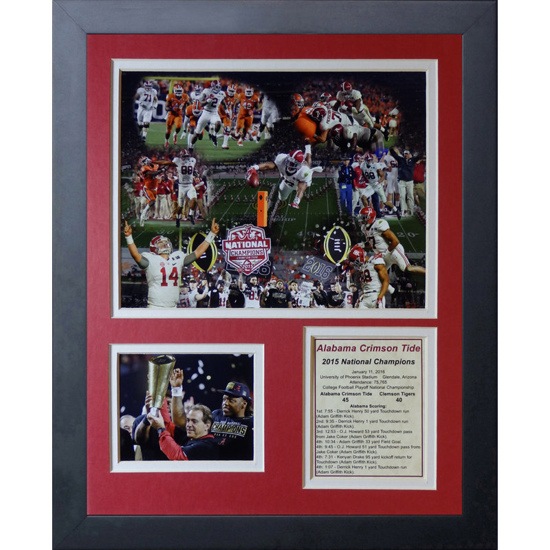 Souvenirs encadrée décollage 2015 alabama