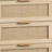 Multi purpose Rattan 6 Drawer Dresser,Modern Storage Cabinet with Wooden Legs-1584073633-1550583237