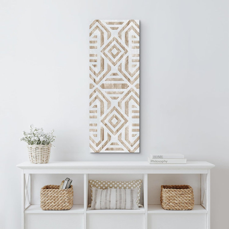 Impression géométrique sur toile géométrique 2 pièces