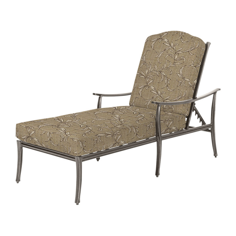 Edge Outdoor Chaise Lounge, Bessemer, Midnight Gold