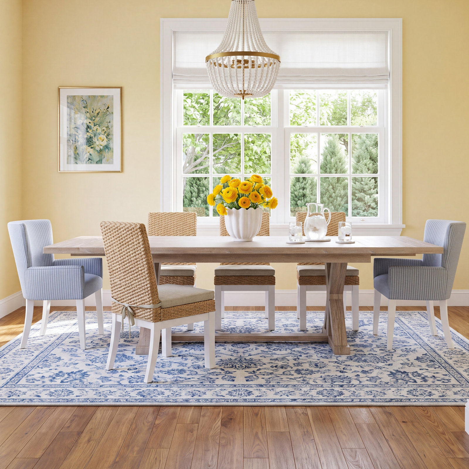 Lana Oak Dining Table Set