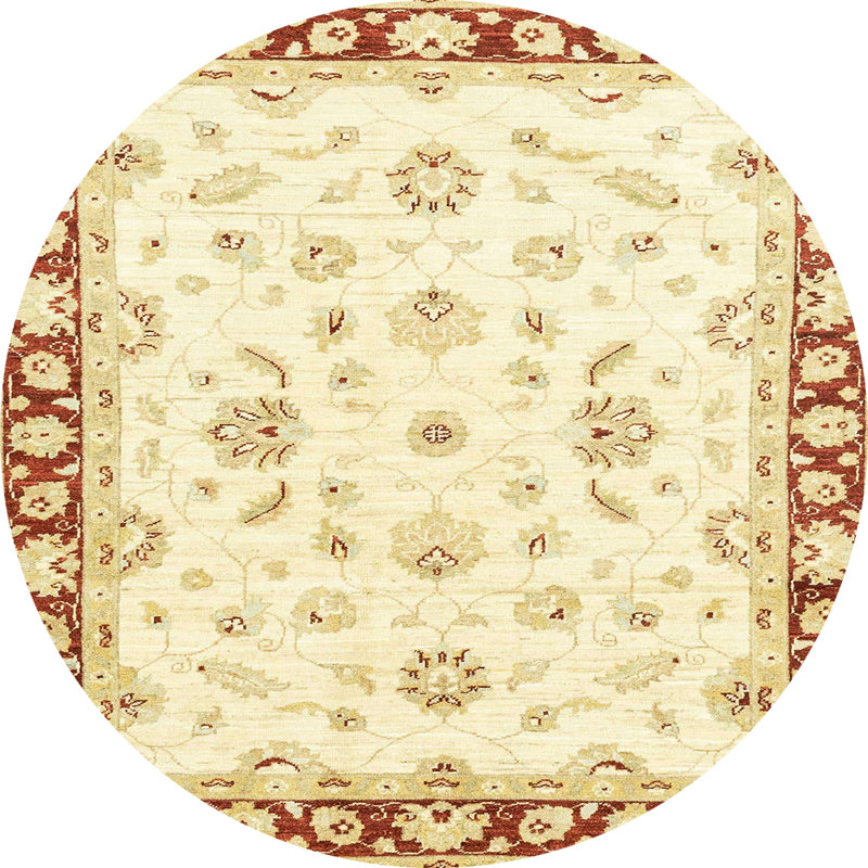 Tapis abstrait moderne 2960, Rond 3 pi