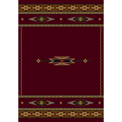 Tapis touffeté rouge Signature