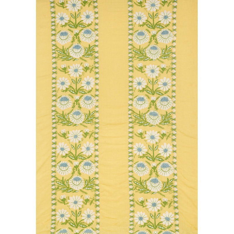 Marguerite Embroidery Fabric, Buttercup