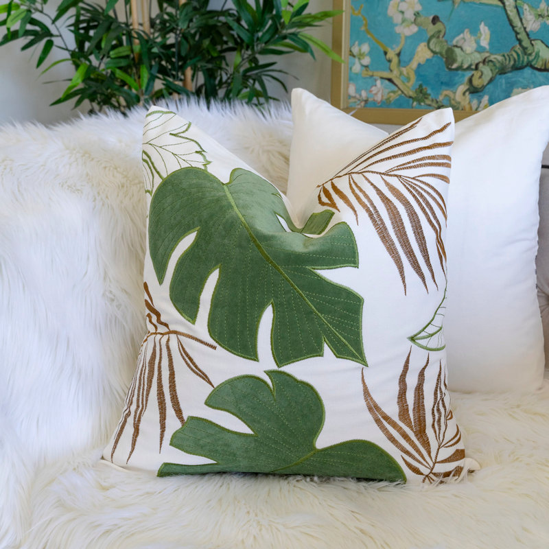 Coussin décoratif Autumn Vibes, Vert