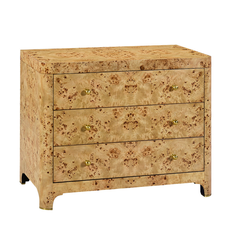 Table de chevet l 32 po Roland, Broussin rustique