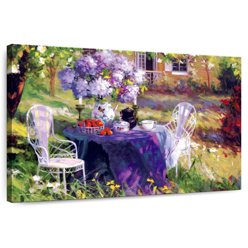 Alvord Lilac Tea Party, H 26 po x l 39 po