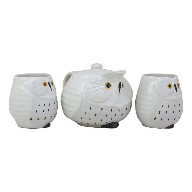 World Menagerie Bregman 16oz. Teapot, White