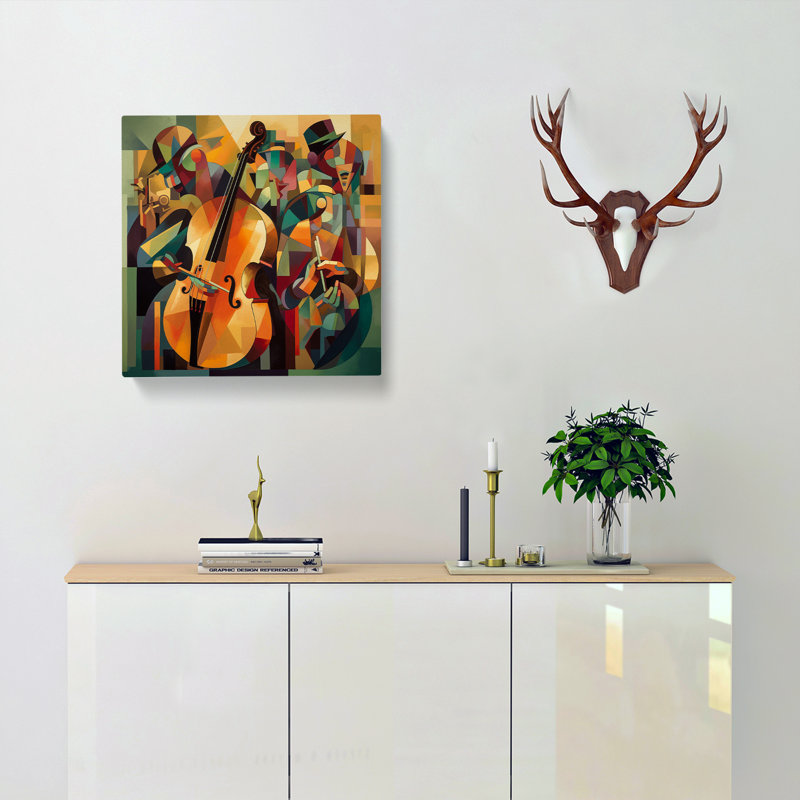 Jazz Cubism - Wrapped Canvas