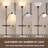 72" Torchiere Floor Lamp With Table And Adjustable Reading Lights-1911851197