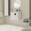 Meuble-lavabo 24 po avec lavabo, pour petite salle de bain, meuble-lavabo avec porte à fermeture en douceur-123983046-123983045-123983049