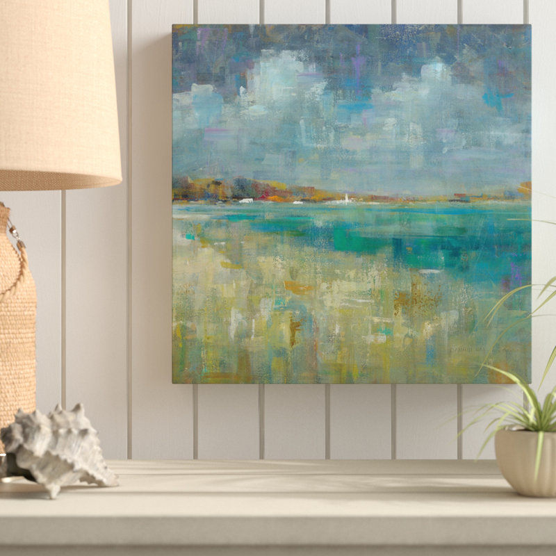 «Sky and Sea Crop», reproduction sur toile tendue, H 14 po x l 14 po x P 2 po